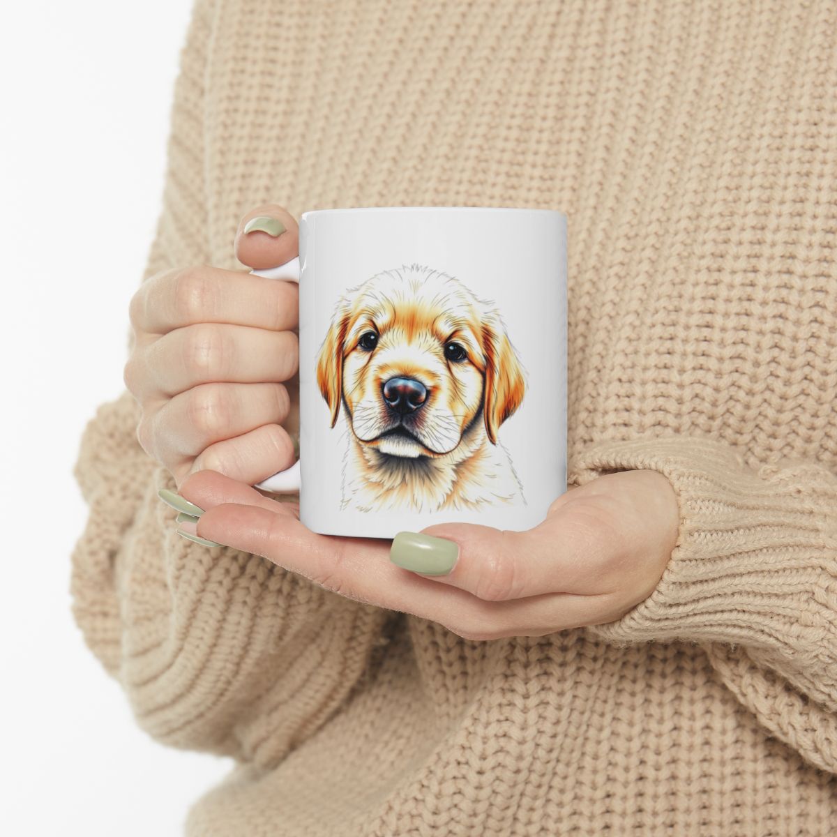 Golden Days Start with a Golden Pup : Ceramic Mug, (11oz, 15oz)